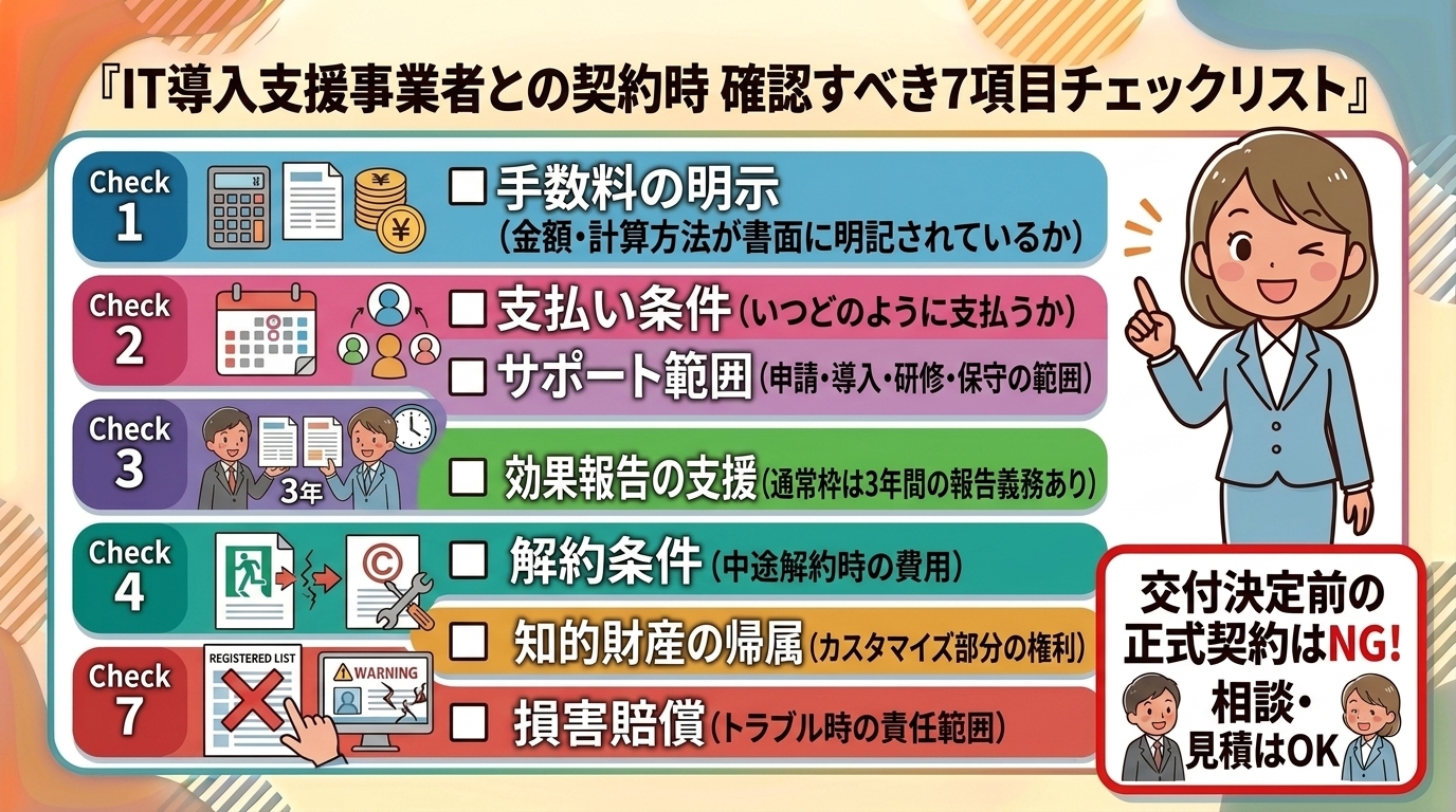 契約時に確認すべき7項目チェックリスト